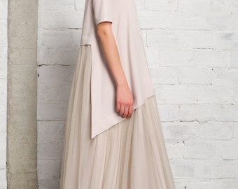 Maxi Tüllkleid A90495