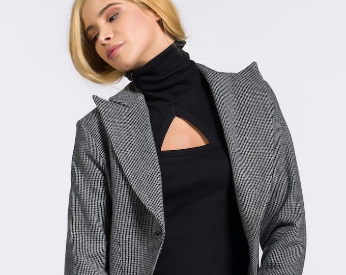 Limited edition stylish wool blazer A90394
