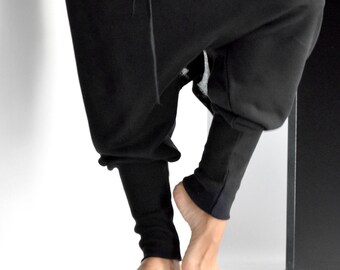 Sporty Drop Crotch Pants A90535