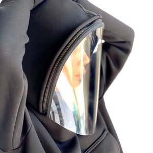 Face Shield Hoody Etsy