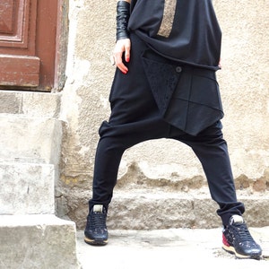 Loose Washed Harem Pants Ins Hip Hop Leggings Casual Long Pants