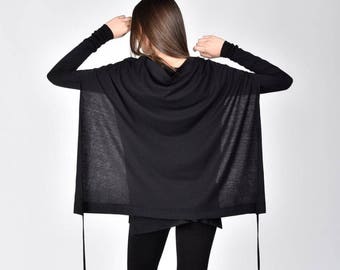 oversized Long Sleeve Multi way Cotton Blouse HandMade by Aakasha A12776