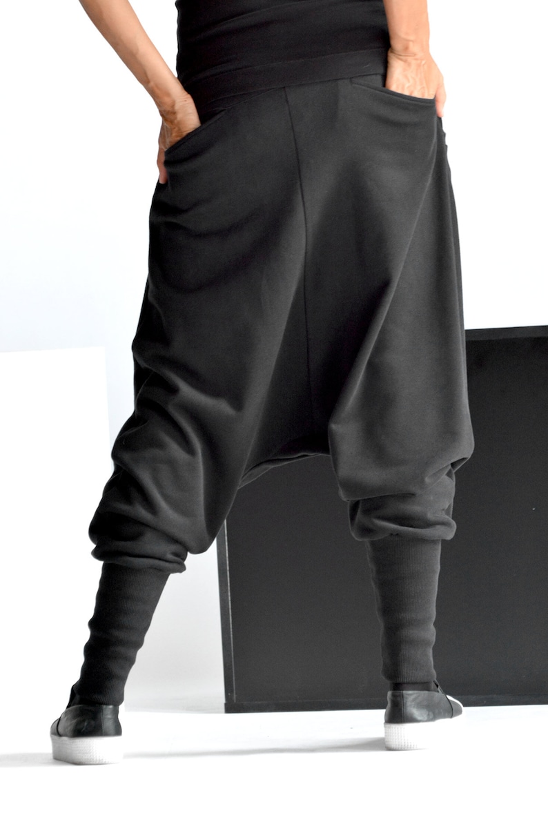 zara drop crotch pants