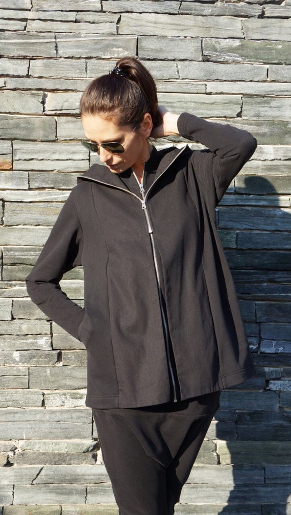 NEW Collection Double Zipper Blazer / Cotton Hooded Coat