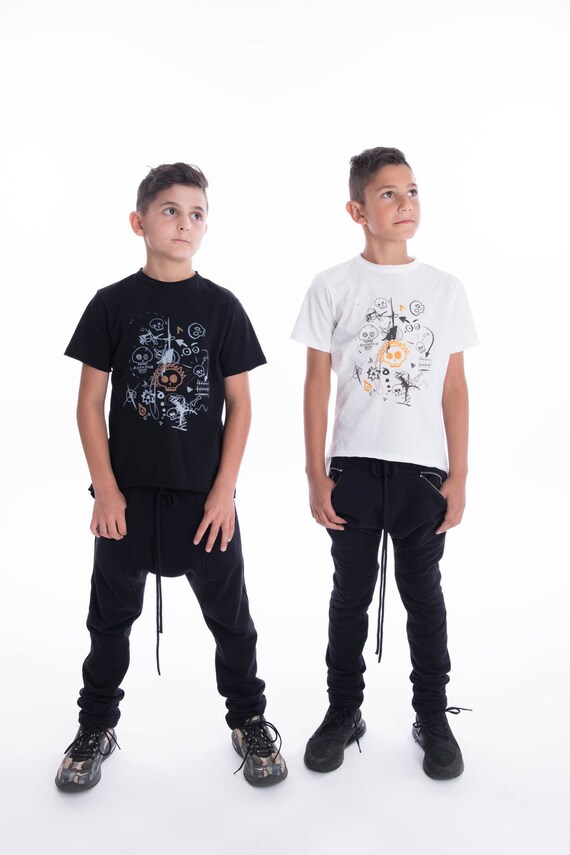 A90386C impression impression A90386C T-shirt têtes de mort mignon a3483a A90386C impression impression A90386C T-shirt têtes de mort mignon a3483a
