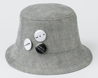 Reversed Denim Bucket Hat A92198