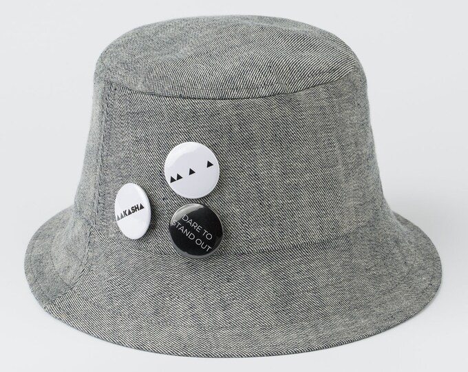 Reversed Denim Bucket Hat A92198