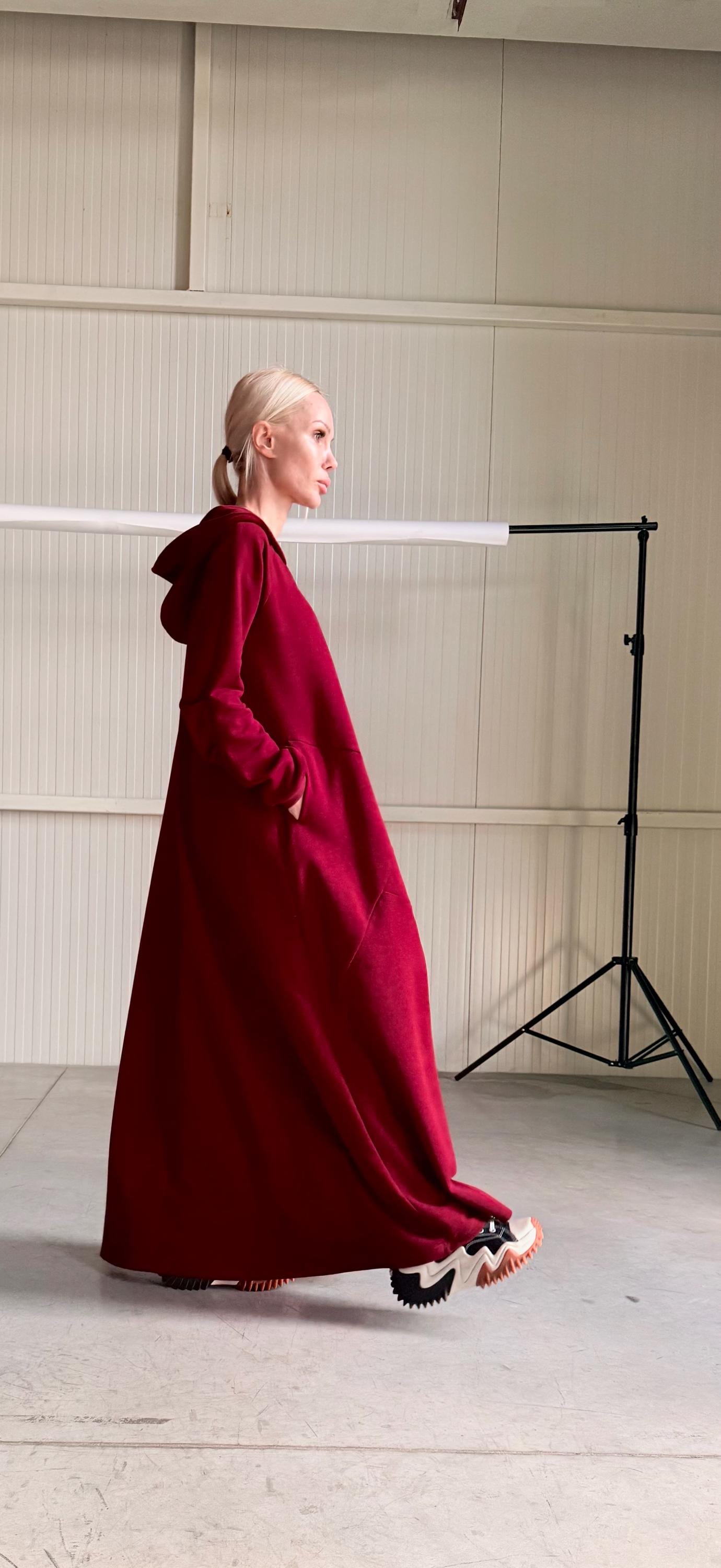 plus size maxi sweater dress Women's Ribbed Knit V Neck Long Sleeve Flowy Casual A Line with Pockets If you are between sizes Plus Size Maxi Sweater Dresses