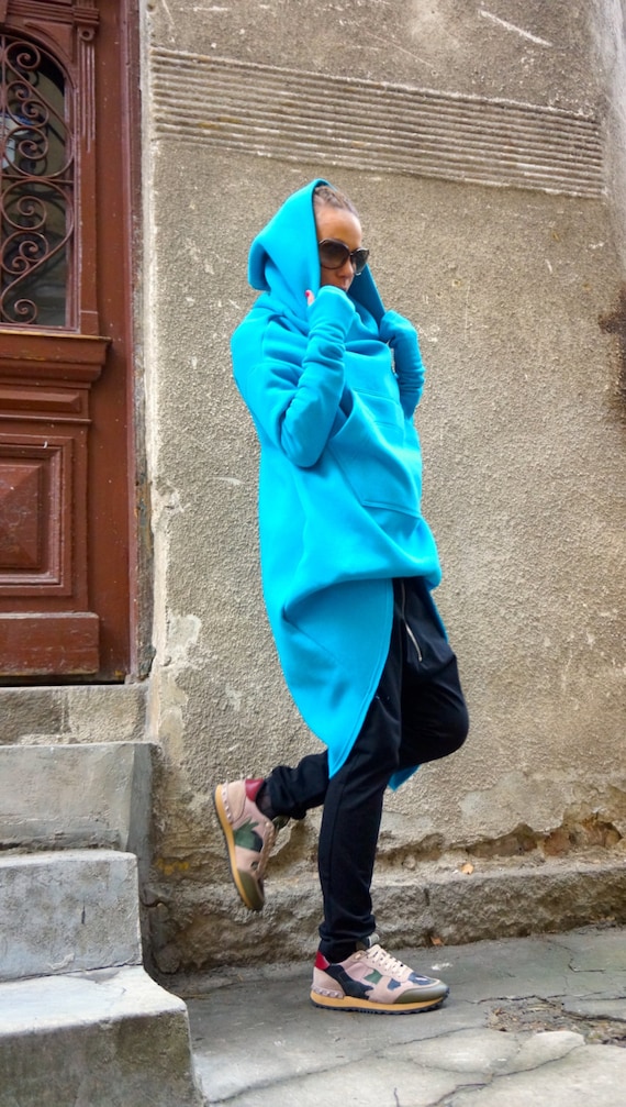 maxi sudadera con cierre