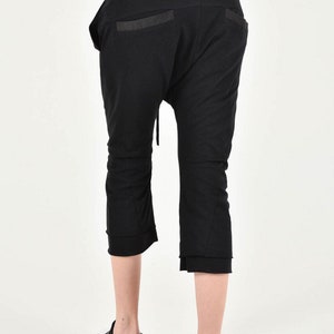 NOUVEAUTÉ Pantalon sportif avec entrejambe 7/8e en lin et coton fait main par AAKASHA A05898 image 4