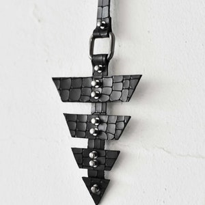 Trendy long arrow choker necklace A16843