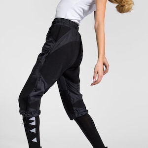 Ribbed Knee Track Pants