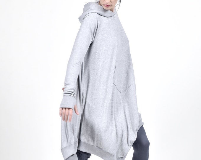 Extravagant Extra Long Maxi Hoodie A90470