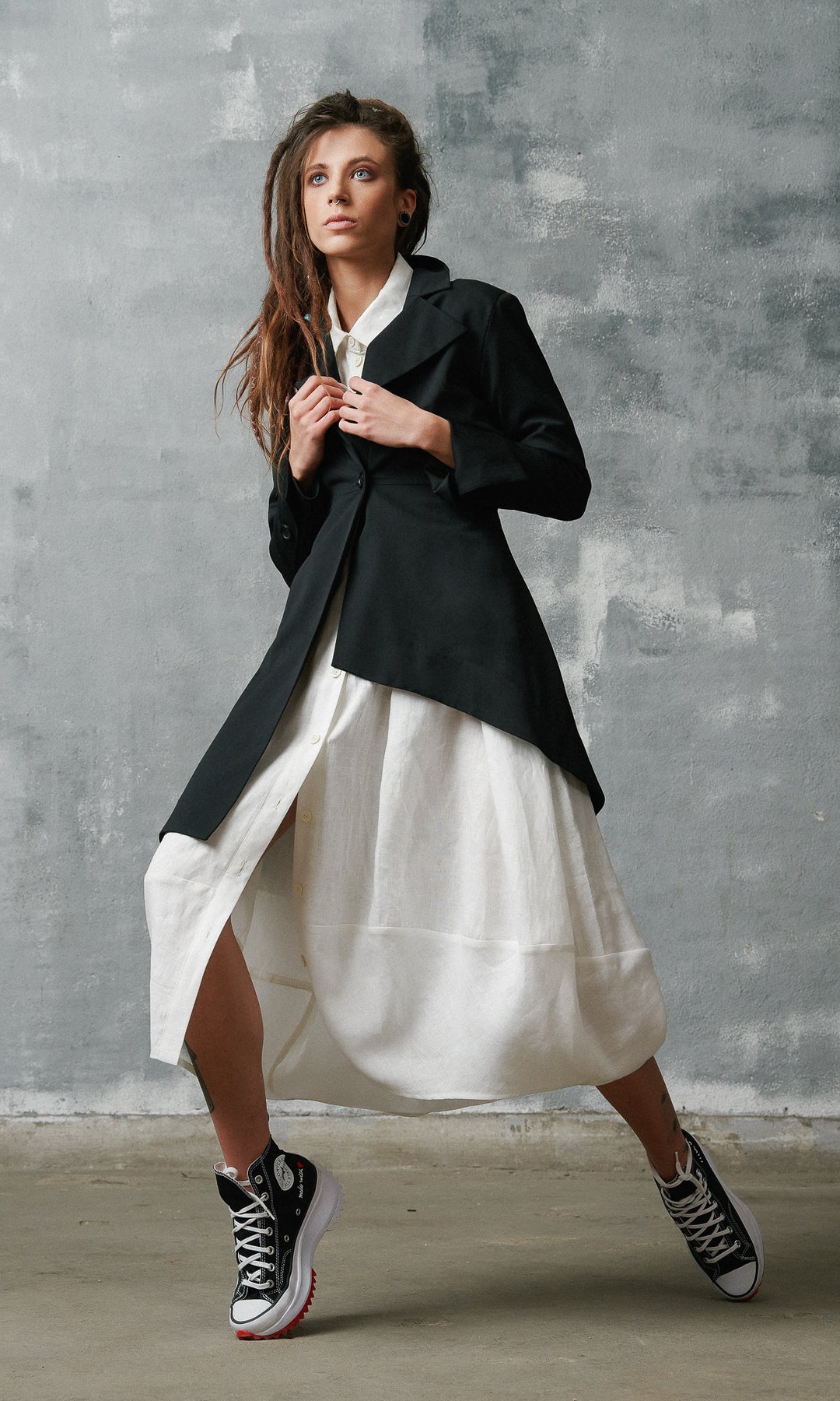 モカモカ　ALICE IN MENSWEAR Marissa Asymmetric Moto Jacket | Wilsons Leather