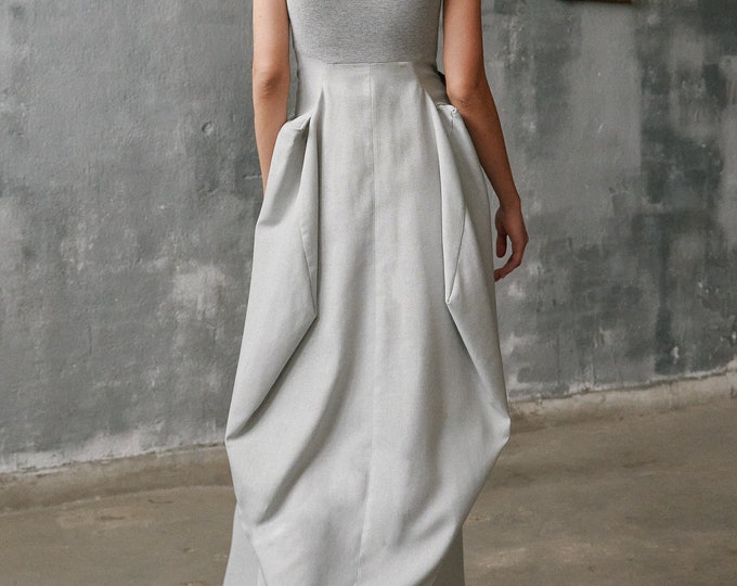 Sleeveless Mixed Linen Dress with Belt - Plus Size Women's Fashion Clothing Summer Casual Outfit