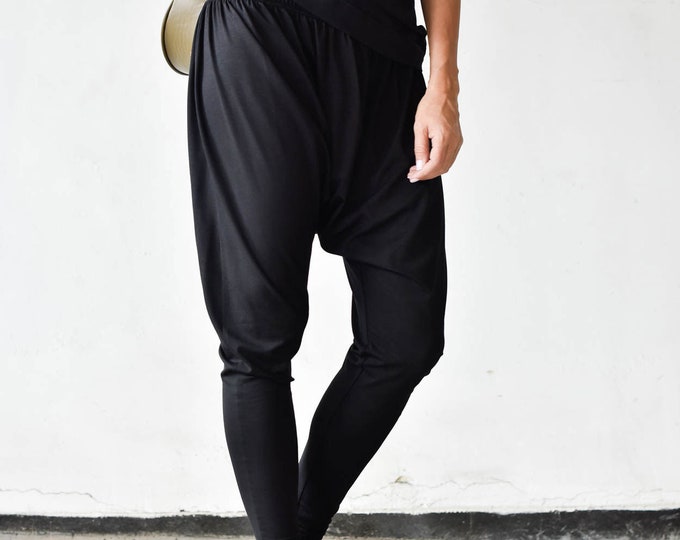 Casual Drop Crotch Jogger Pants A90323