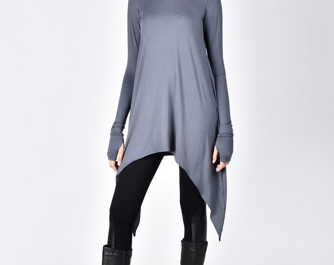 Elegant Loose Tunic with long sleeves A02774