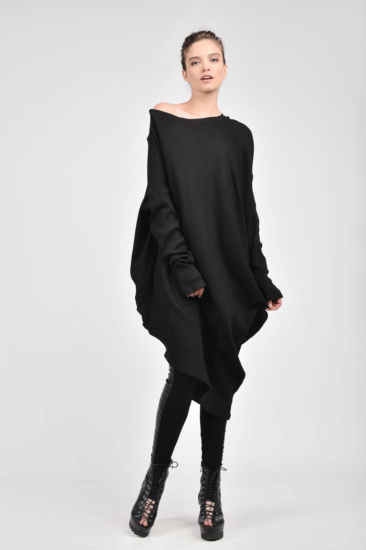 Dresses Asymmetric Maxi Dress Black - Etsy