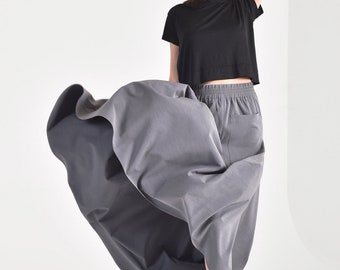 Maxi Extravagant Draped  Skirt A90481