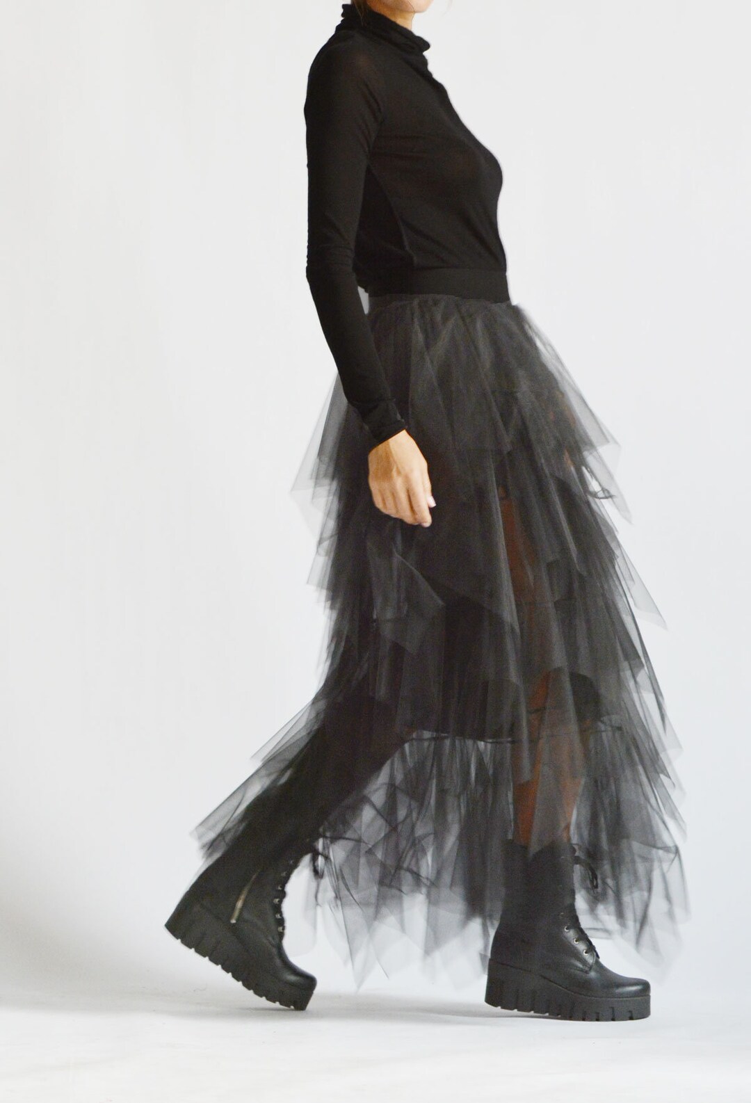【Acka.】tulle long skirt tulle long skirt – Acka online store
