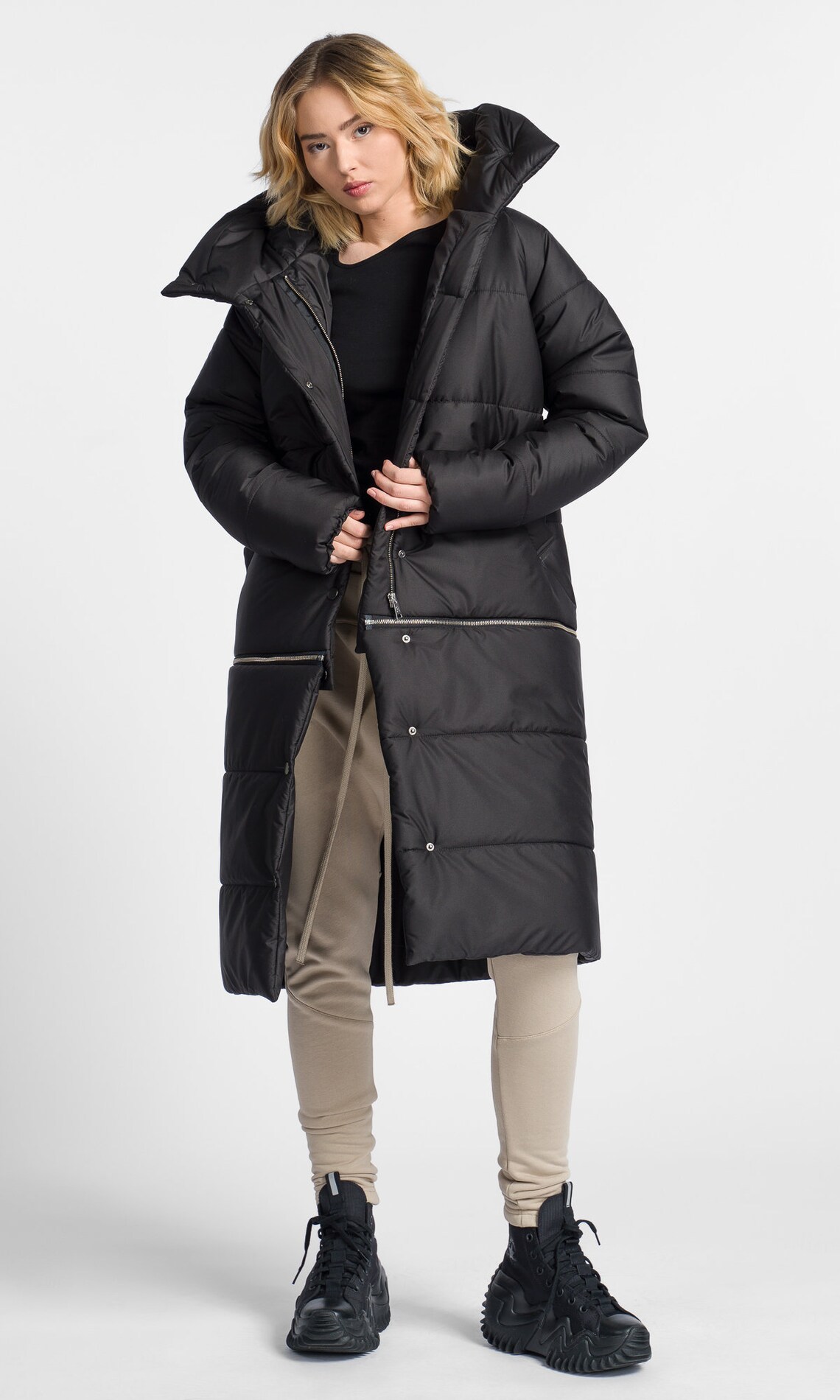Detachable Quilted Jacket