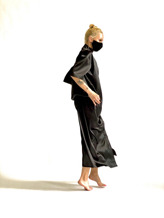 open lace back dress Satin Oversized Button Up Shirt Dress