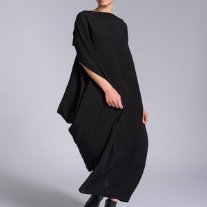 Draped Kaftan Dress with Open Back A92281