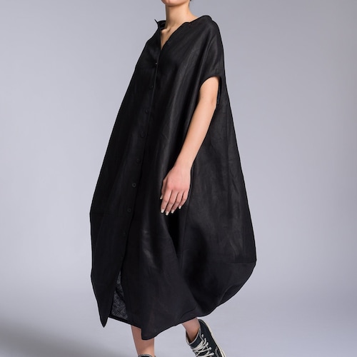 cocoon shirt dress Joseph Ribkoff Silky Knit Cocoon Dress Style 251146 Black / 8