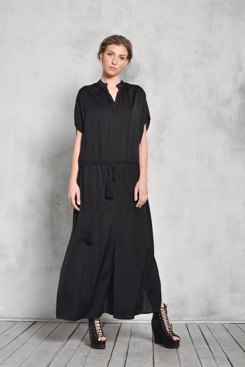 elastic waist maxi