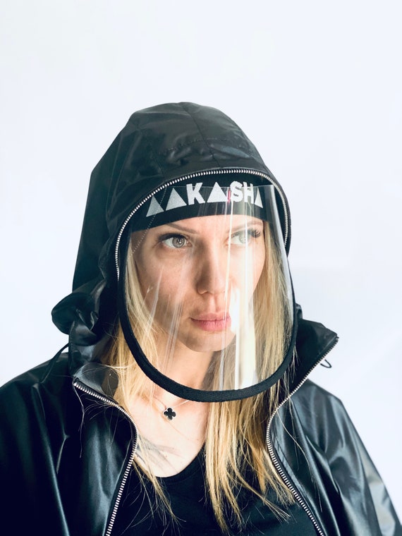 protective jacket with face shield