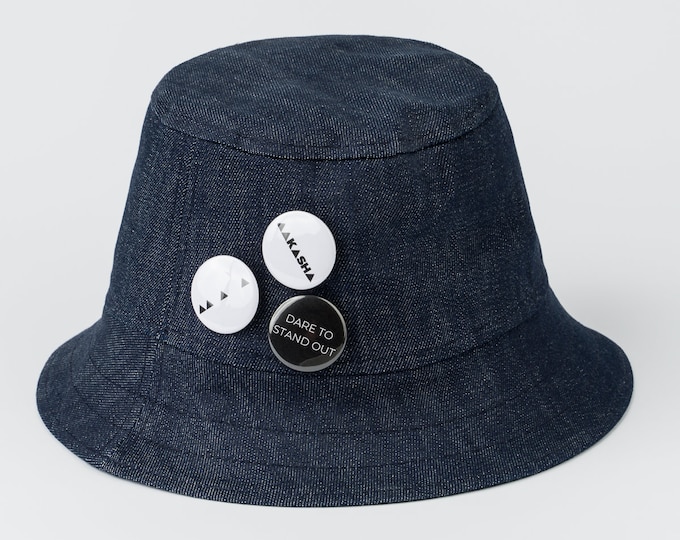 Reversed Denim Bucket Hat A92198