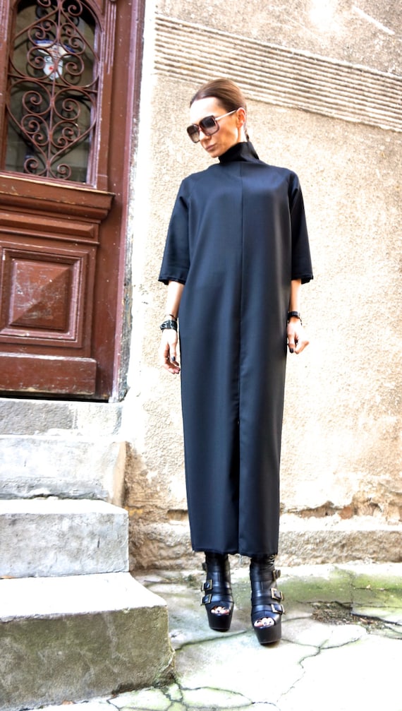 NEW Collection Black Extravagant Maxi Dress / High Quality