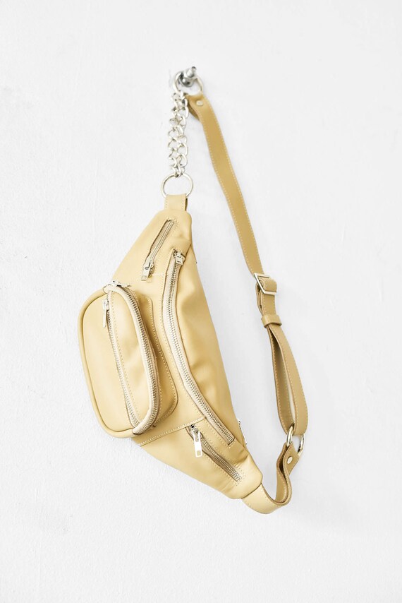 Genuine Leather Bum Bag Fanny Bag A14748 Etsy UK