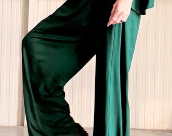 Hose mit weitem Bein und lockerem Top Freizeit-Set