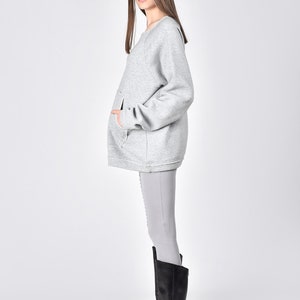 Front Pocket Warm Sweatshirt A12770
