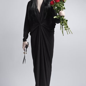 Morticia Addams Dress - Etsy