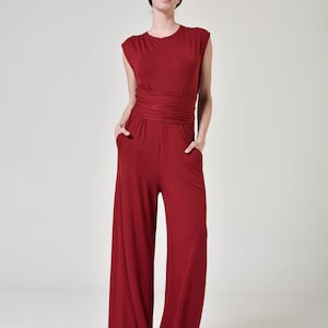 Elegant Wide Leg Jumpsuit1 A90268