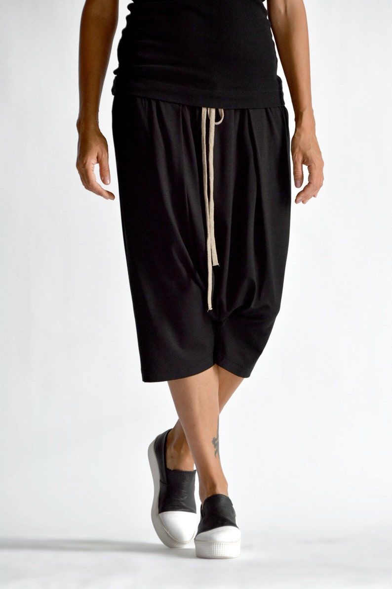 zara drop crotch pants