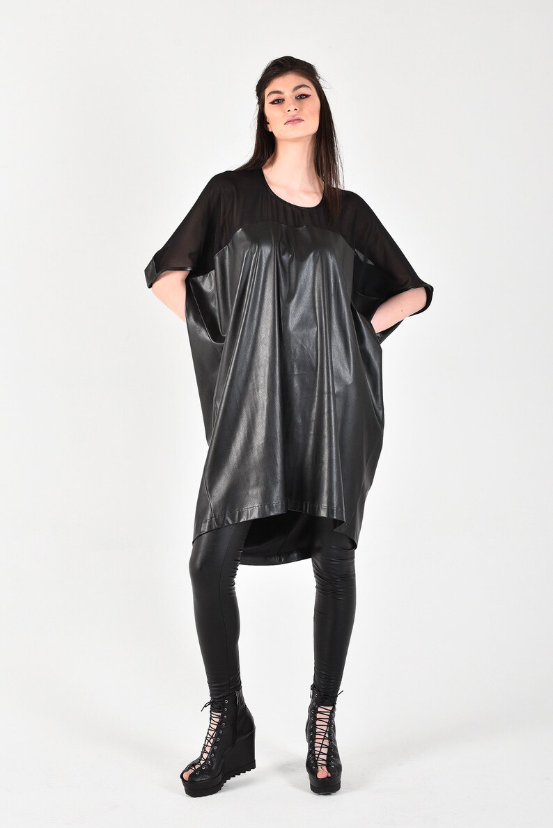 Leather Tunic Dress