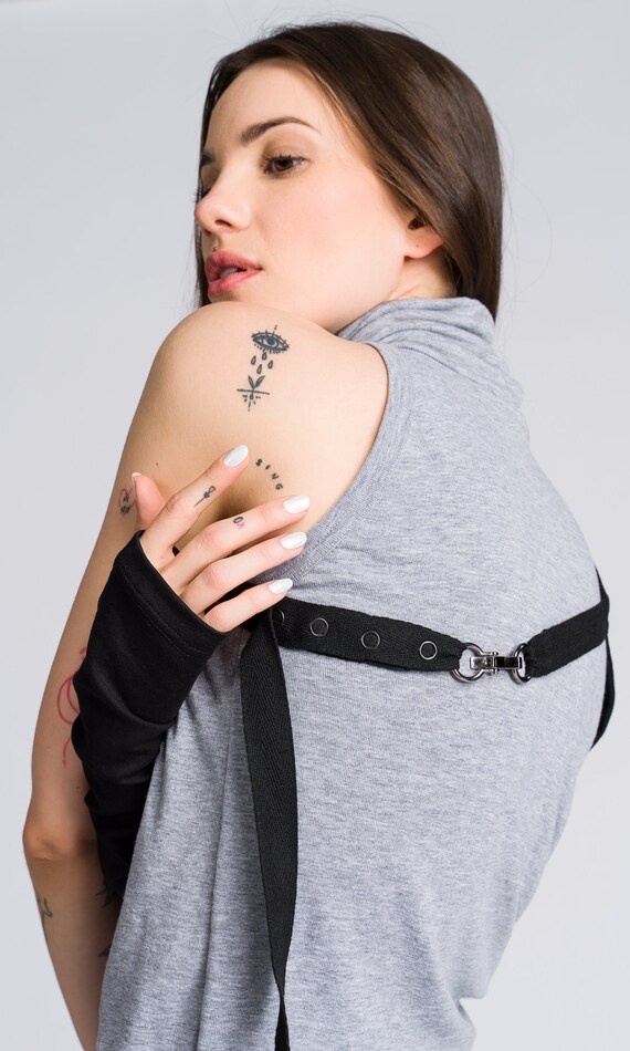 One Sleeve Harness Shrug A92291 - Etsy