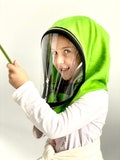 Fully Closed Hooded Kids Shiled , Hooded Face Shield, Anti Fog Child, Face Hood Mask, Protective Face Wear, Zipper Shield by Aakasha A40960 product logo