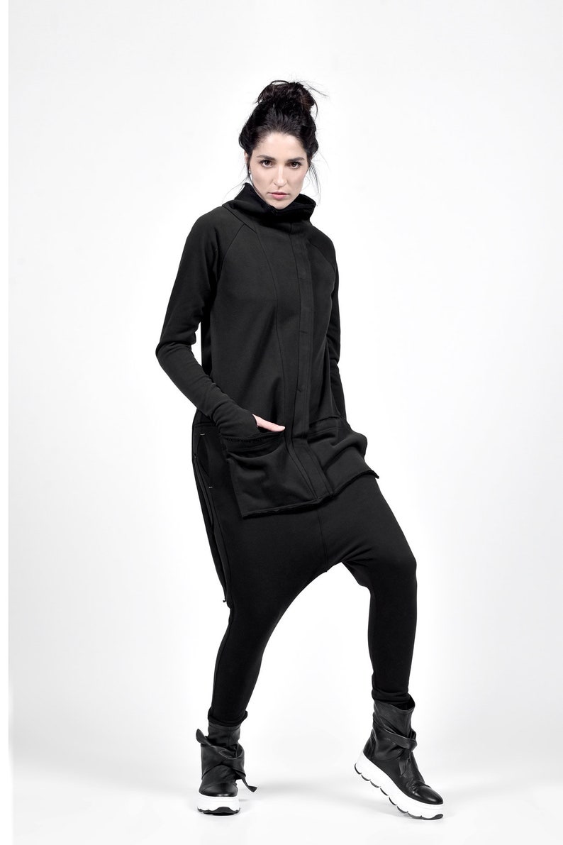 Extravagant Side Slits Hoodie A90472 Etsy