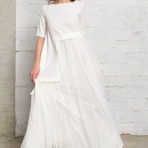 Maxi Tulle Dress A90495 image 7