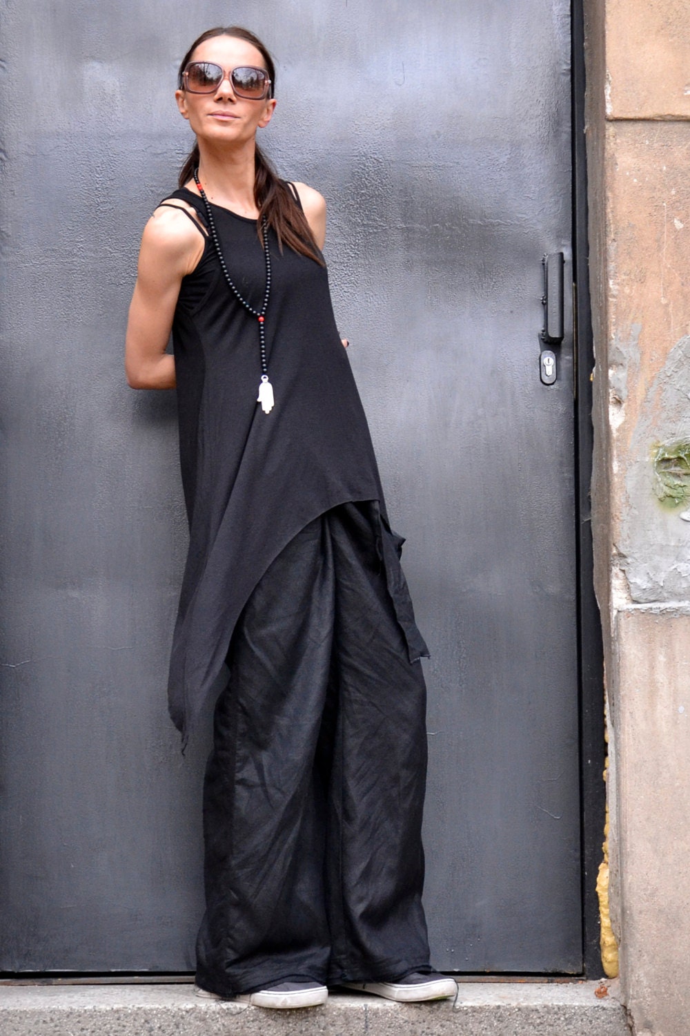 NEW Black Loose Back Tank Top / Soft Casual Sport Wear / - Etsy