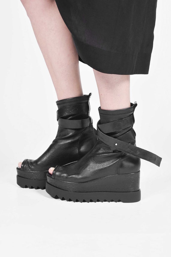 high top platform sandals