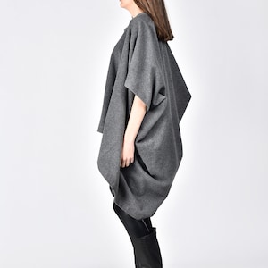 Winter Cashmere and Wool Poncho A01160