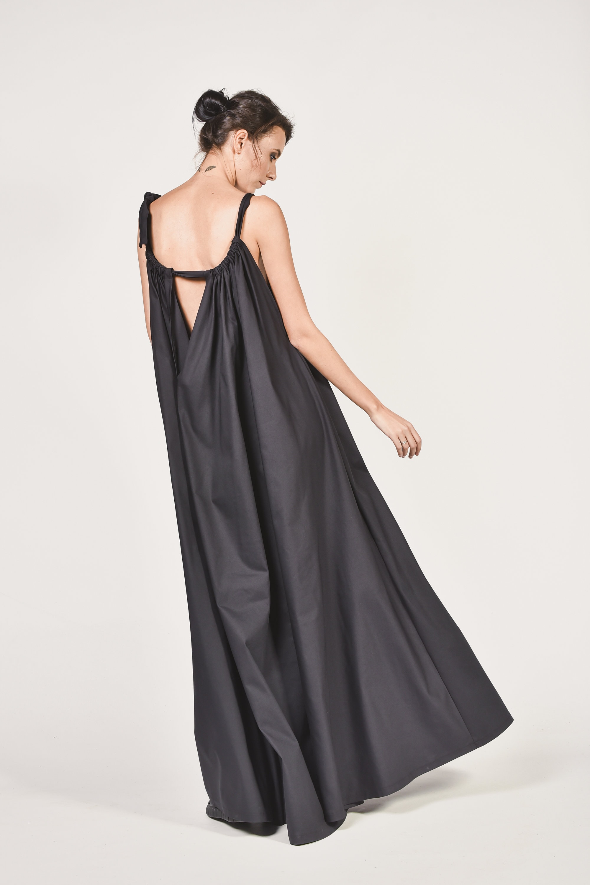 パーティードレス SPORTMAX UNION - Long dress with adjustable shoulder strap Maxi Dress With Adjustable Shoulder Strap - Etsy