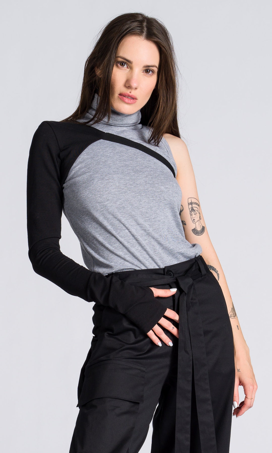 One Sleeve Harness Shrug A92291 - Etsy