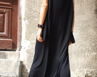 NEW Collection AW Black Viscose  Jumpsuit  / Extravagant Loose Jumpsuit  both long sleeves and sleeveless  by AAKASHA A19316