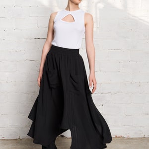 Layered Skirt Pants A90508